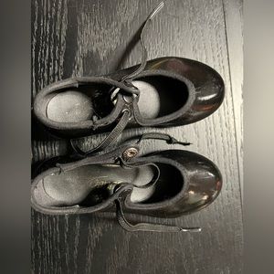 Tap Dancing Shoes Girls 3T to 4T Black